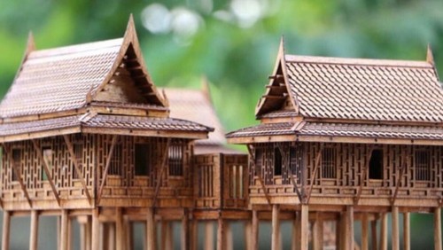 Traditional thai house model - thai,