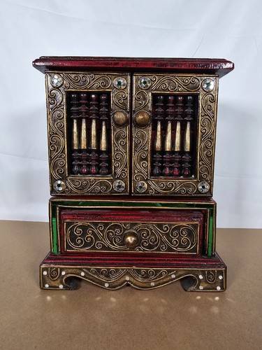 Vintage asian wooden jewelry - vintage,