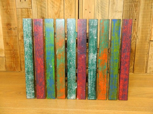 Wooden folding table shabby - wooden,