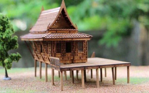 Traditional thai house model - traditional,