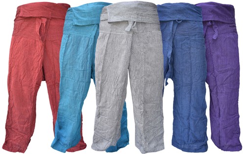 Plain cotton thai fisherman - plain,