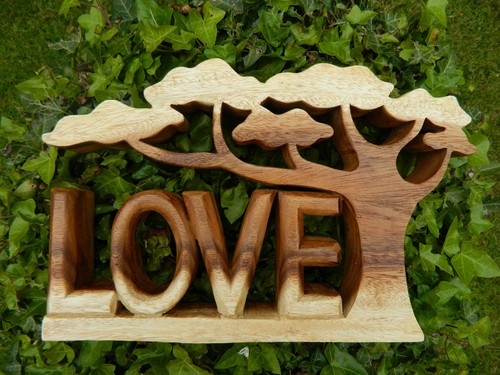 Thai gifts wooden word - word, art